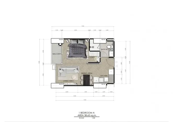 Prodej apartmánu, Pattaya, 31 m2