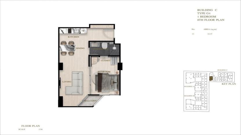 Prodej apartmánu, Pattaya, 33 m2