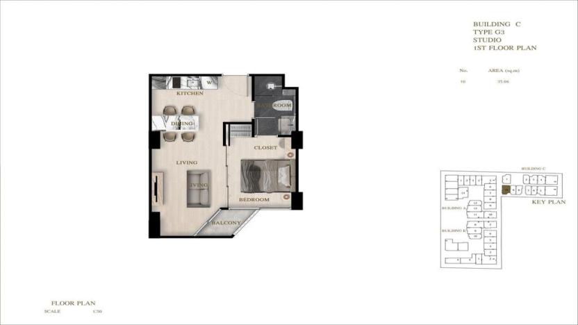 Prodej apartmánu, Pattaya, 33 m2