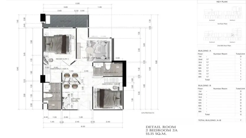 Prodej apartmánu, Pattaya, 65 m2