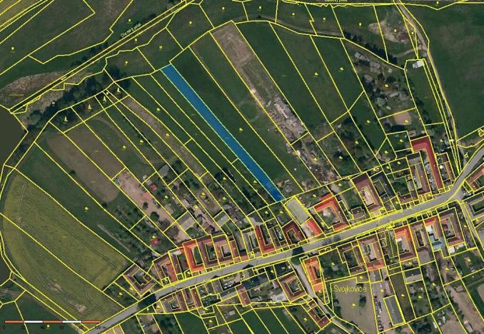 Prodej pole, Svojkovice, 1990 m2