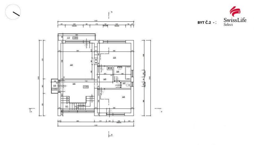 Pronájem bytu 2+1, Praha - Vokovice, Oválová, 62 m2