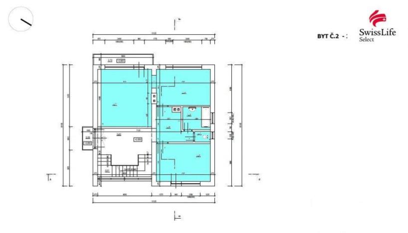 Pronájem bytu 2+1, Praha - Vokovice, Oválová, 62 m2