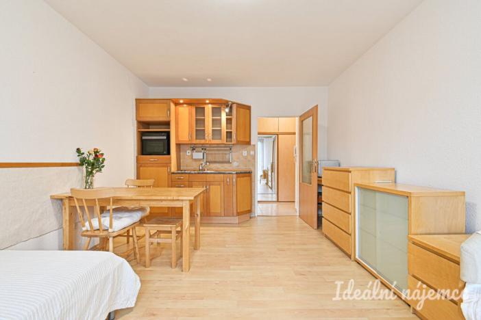 Pronájem bytu 1+kk, Střelice, Nebovidská, 28 m2
