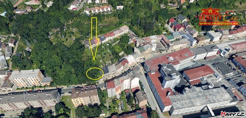 Prodej pozemku pro bydlení, Náchod, Komenského, 440 m2