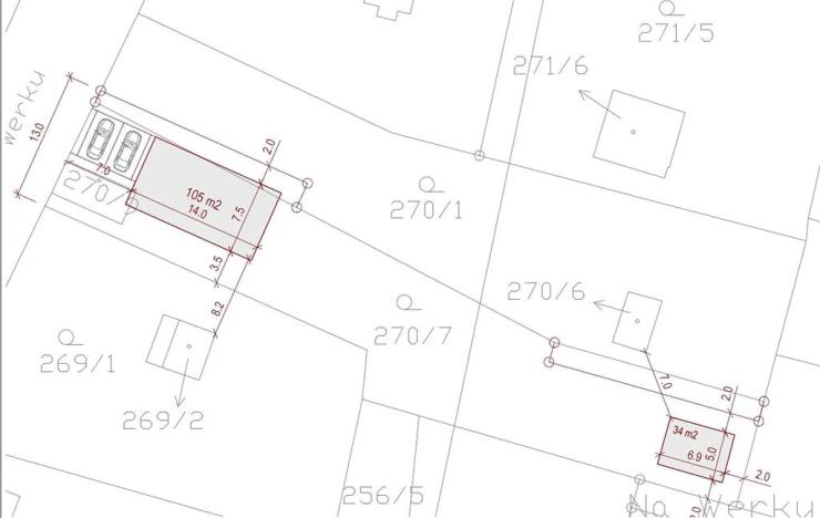 Prodej pozemku pro bydlení, Adamov, Na werku, 846 m2