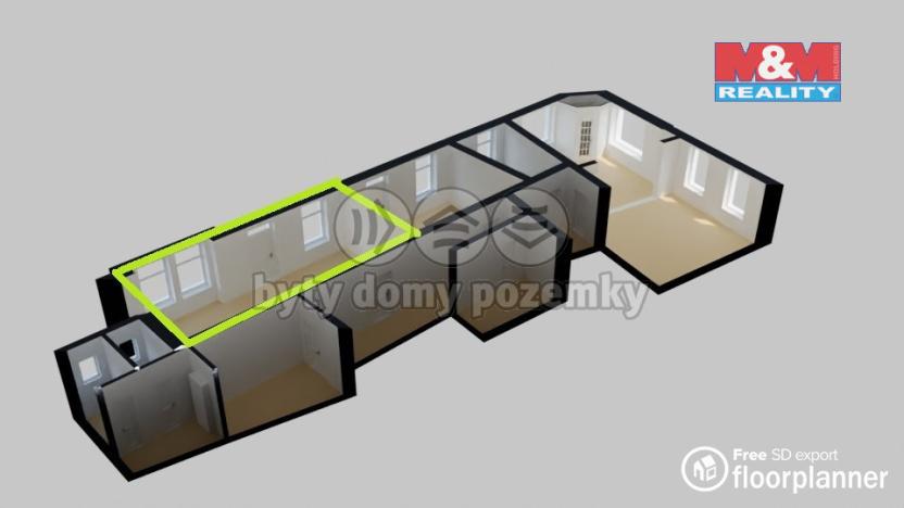 Pronájem kanceláře, Humpolec, Nerudova, 25 m2