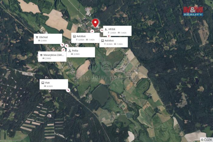 Prodej pozemku pro bydlení, Čermná nad Orlicí - Velká Čermná, 1426 m2