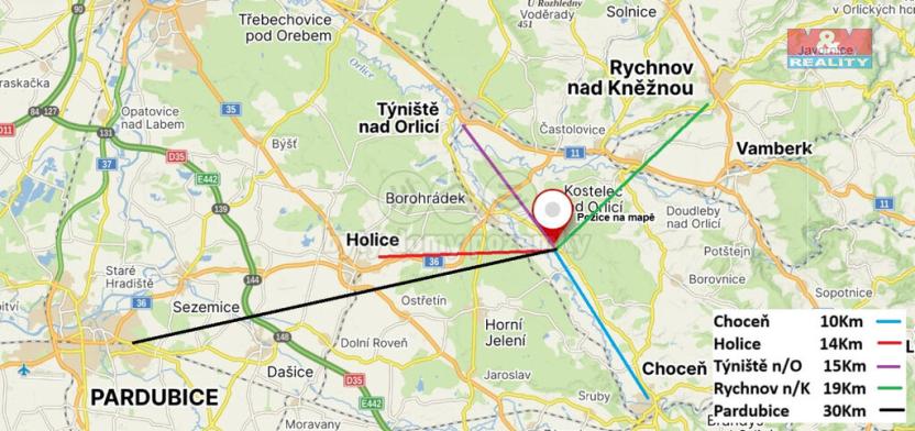 Prodej pozemku pro bydlení, Čermná nad Orlicí - Velká Čermná, 1426 m2