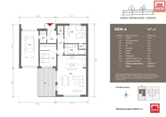 Prodej rodinného domu, Mohelnice, 147 m2