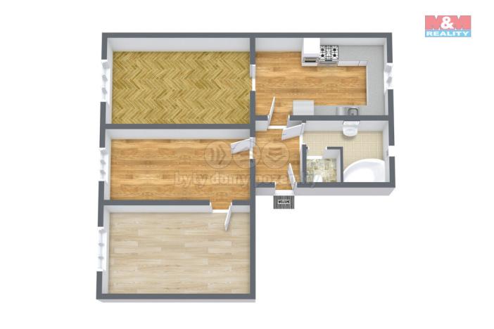 Prodej bytu 3+1, Karlovy Vary - Rybáře, Šmeralova, 92 m2