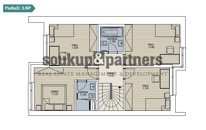 Pronájem rodinného domu, Praha - Háje, V Hájích, 220 m2
