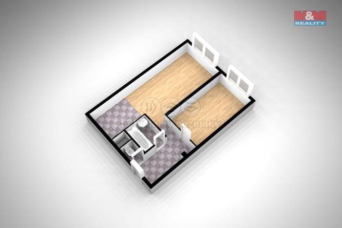 Prodej bytu 2+kk, Praha - Háje, Štichova, 42 m2