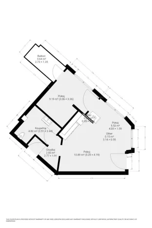Pronájem bytu 2+kk, Brno, Langrova, 40 m2