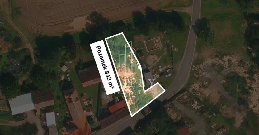 Prodej pozemku pro bydlení, Vrbice, 843 m2