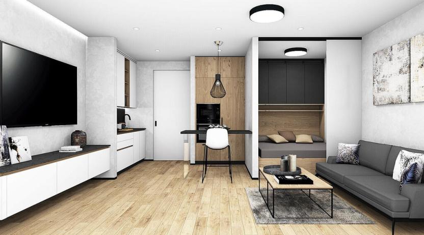Pronájem bytu 1+kk, Praha - Nusle, 47 m2