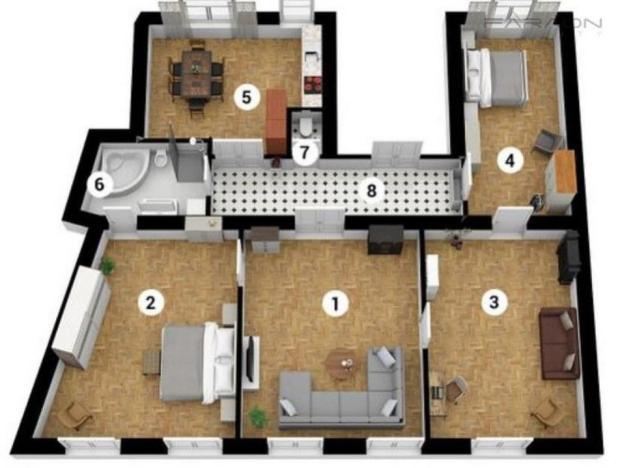 Pronájem bytu 4+1, Praha - Nové Město, Biskupská, 132 m2