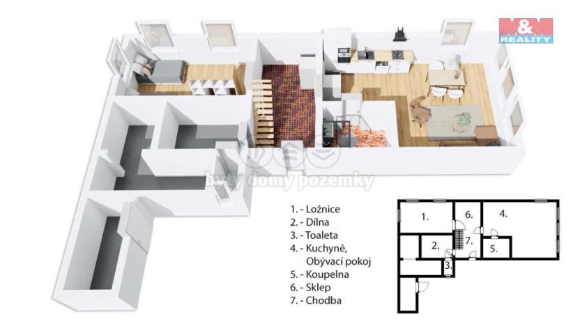 Prodej chalupy, Horní Brusnice, 73 m2