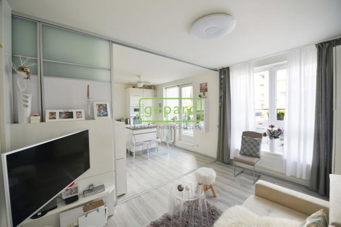 Pronájem bytu 1+kk, Praha - Vysočany, Pod Harfou, 38 m2