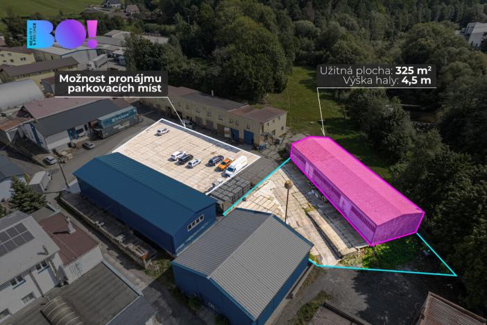 Pronájem skladu, Jablunkov, 325 m2