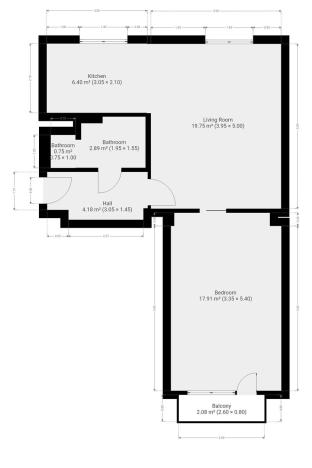 Pronájem bytu 2+kk, Praha - Záběhlice, Choceradská, 55 m2