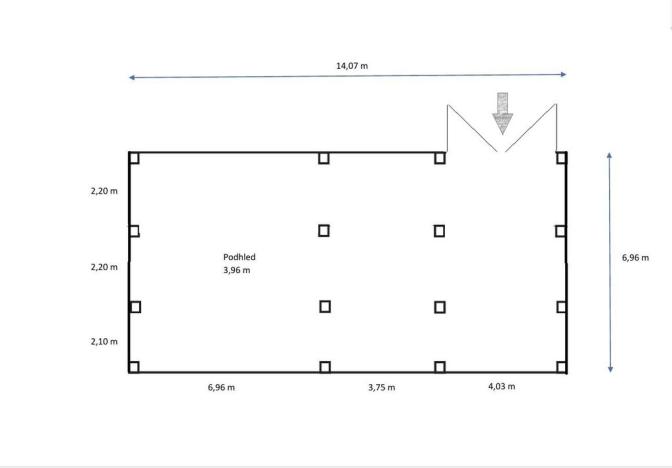 Pronájem skladu, Zákolany, 100 m2
