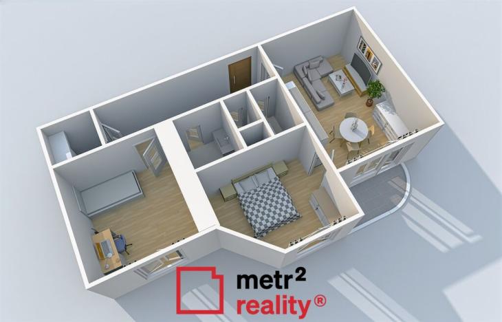 Prodej bytu 3+kk, Olomouc, Handkeho, 73 m2