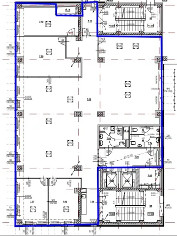 Pronájem kanceláře, Praha - Holešovice, Jankovcova, 299 m2