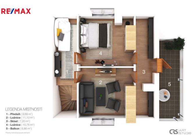 Prodej rodinného domu, Řeka, 94 m2