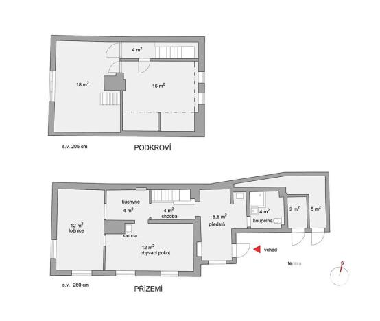 Prodej rodinného domu, Loket, Československé armády, 82 m2