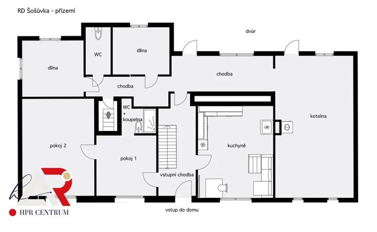 Prodej rodinného domu, Šošůvka, 212 m2