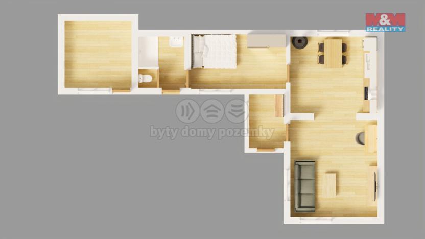 Prodej rodinného domu, Benátky nad Jizerou - Benátky nad Jizerou I, Jizerní, 55 m2