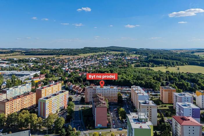 Prodej bytu 2+1, Příbram, Slunná, 45 m2