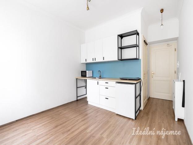 Pronájem bytu 1+kk, Praha - Vršovice, Černomořská, 18 m2