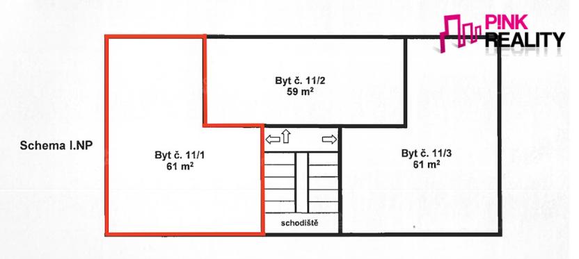 Pronájem bytu 2+1, Liberk - Uhřínov, 61 m2
