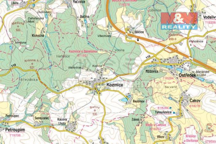 Prodej pozemku pro bydlení, Kozmice - Kácova Lhota, 1771 m2