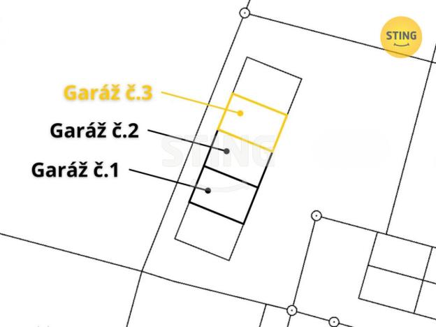 Pronájem garáže, Opava, Fügnerova, 24 m2