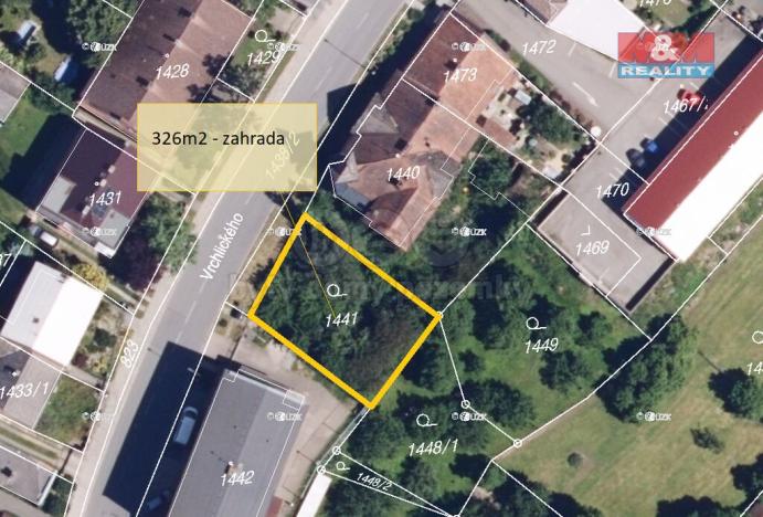 Prodej pozemku pro bydlení, Konice, Vrchlického, 326 m2