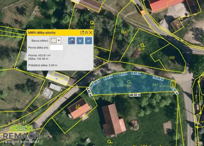 Prodej pozemku pro bydlení, Zádveřice-Raková - Zádveřice, 445 m2