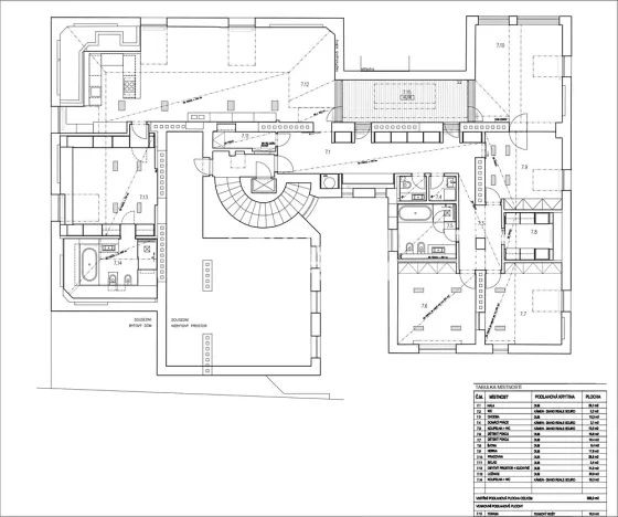 Pronájem bytu 6+kk a větší, Praha - Nové Město, Novomlýnská, 269 m2