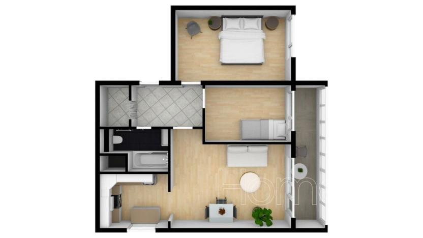 Pronájem bytu 3+1, Praha, Hviezdoslavova, 55 m2