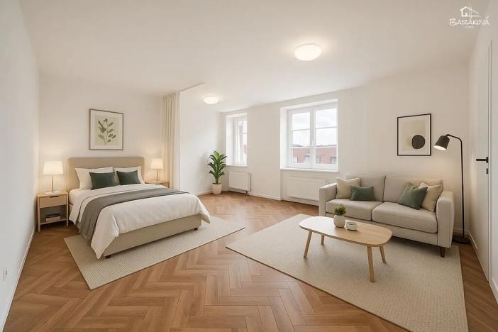 Prodej bytu 1+1, Plzeň, náměstí Míru, 55 m2