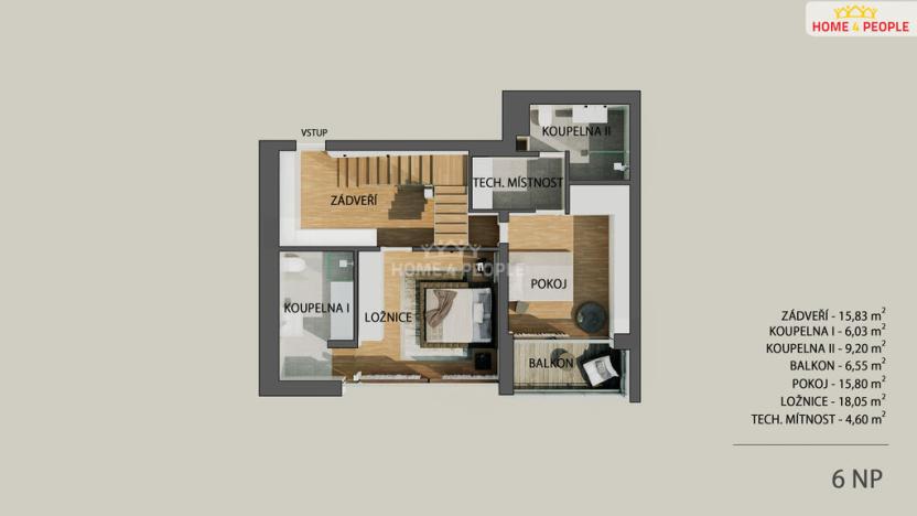 Prodej bytu 4+kk, Praha - Žižkov, Prokopova, 237 m2