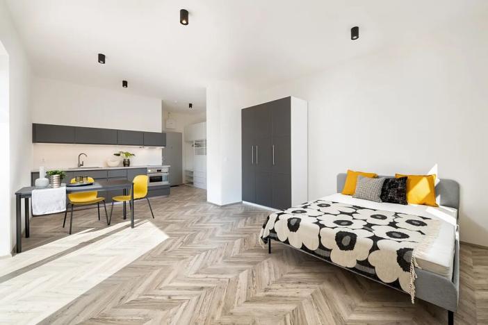 Pronájem bytu 1+kk, Brno, Vlhká, 36 m2