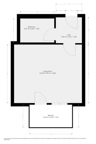 Pronájem bytu 1+kk, Praha - Kbely, Sedlářova, 34 m2
