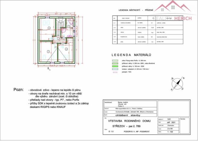 Prodej pozemku pro bydlení, Březno - Střezov, 629 m2