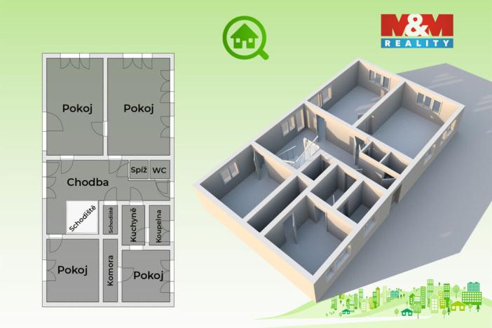 Prodej rodinného domu, Chotěbuz, Lesní, 170 m2