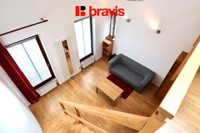 Pronájem bytu 1+kk, Brno, Křížkovského, 45 m2