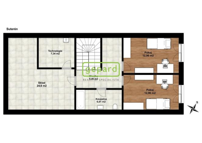 Prodej pozemku pro bydlení, Zbýšov, 1118 m2