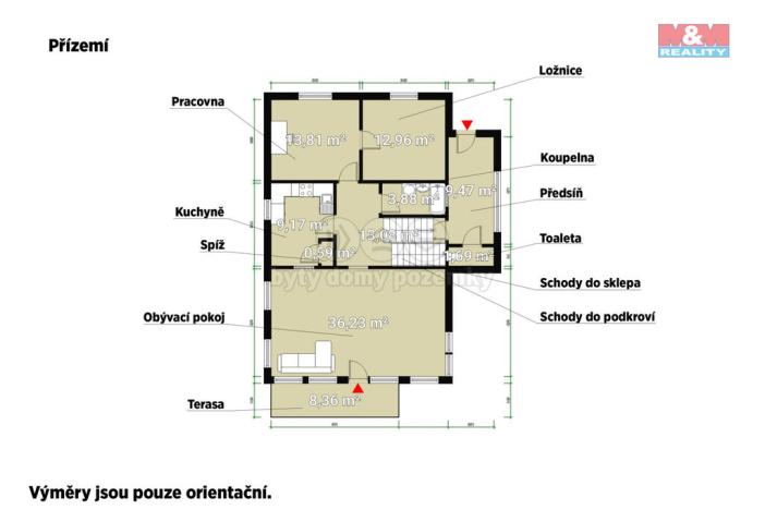 Prodej rodinného domu, Svatá, 165 m2